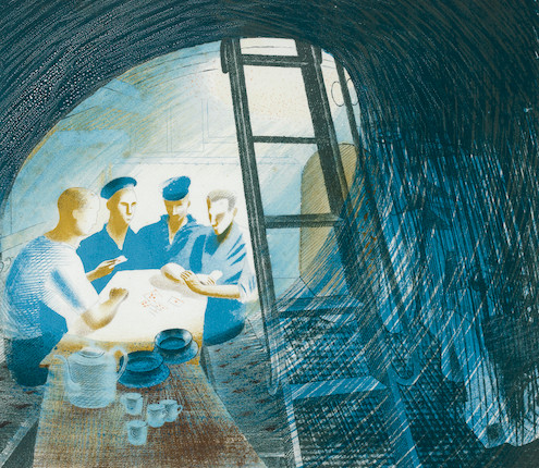 Bonhams : Eric William Ravilious (British, 1903-1942) Submarines The ...