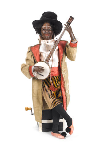Bonhams : A good 'Negro Banjo-Player' musical automaton, by G. Vichy ...