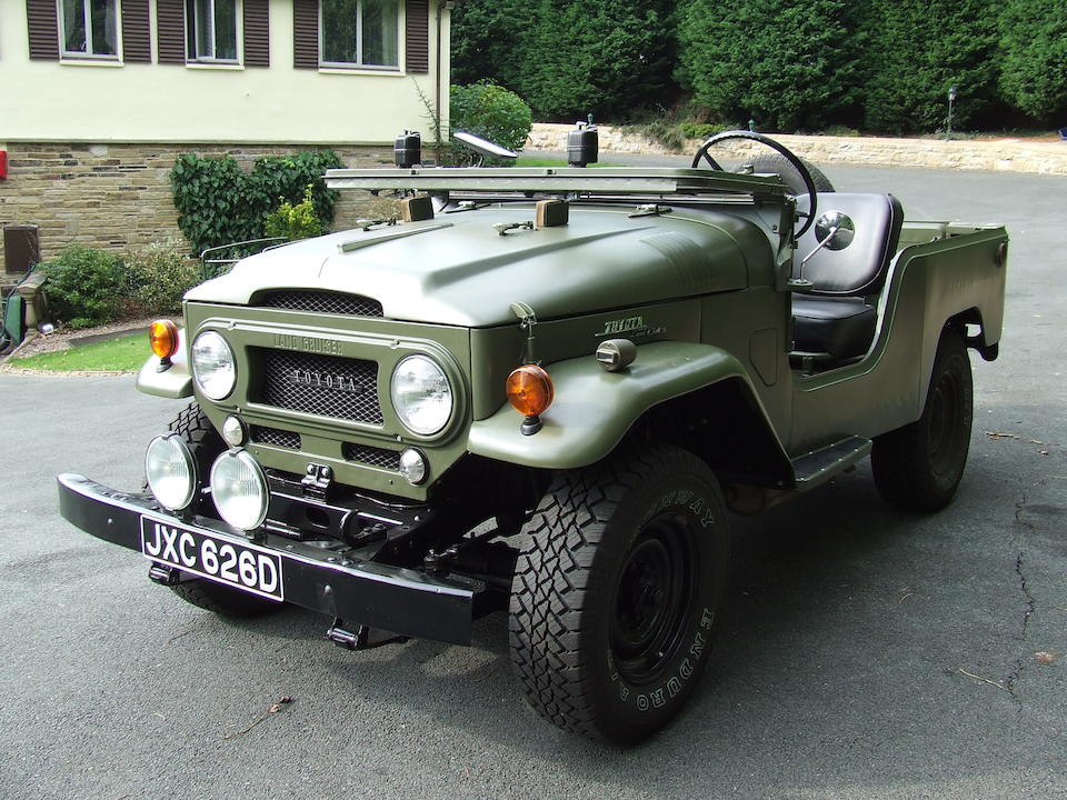 Formerly the property of The Rover Car Co Ltd,1963 Toyota FJ40 Land Cruiser  Chassis no. 2FJ40 15916 Engine no. F176665