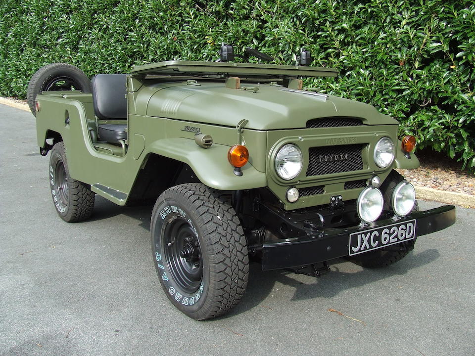 Formerly the property of The Rover Car Co Ltd,1963 Toyota FJ40 Land Cruiser  Chassis no. 2FJ40 15916 Engine no. F176665