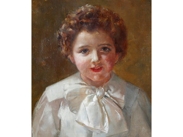 Thomas William Roberts (Australian, 1856-1931) Portrait of Adrian Buckland