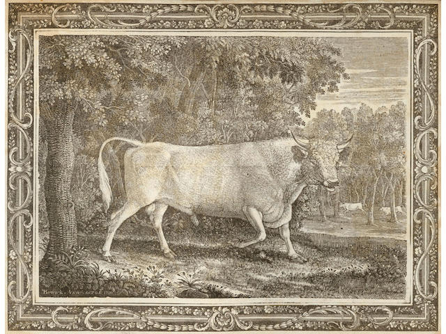 BEWICK (THOMAS) The Wild Bull... At Chillingham-Castle, Northumberland, 1789