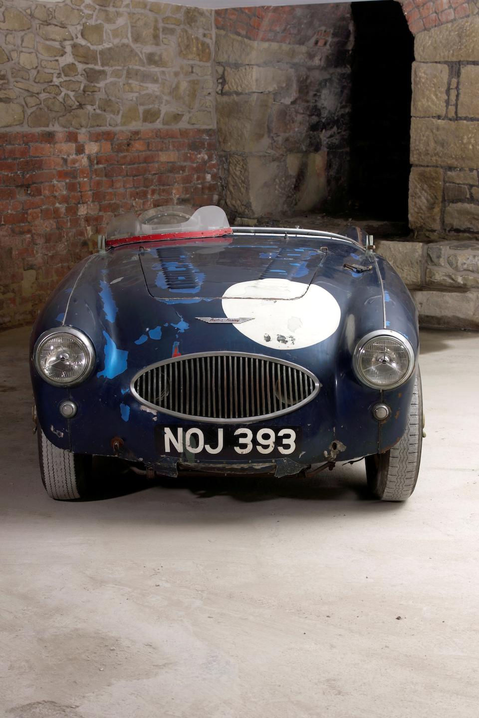 'Barn Find' fresh from 42 years in single ownership, The Ex-Works, Le Mans 24-Hours, Sebring 12-Hours, Carrera PanAmericana and Bahamas Speed Week, Nassau,1953-55 Austin-Healey Special Test Car/100S Prototype Sports-Racing Two-Seater  Chassis no. SPL 226/B Engine no. SPL 261-BN