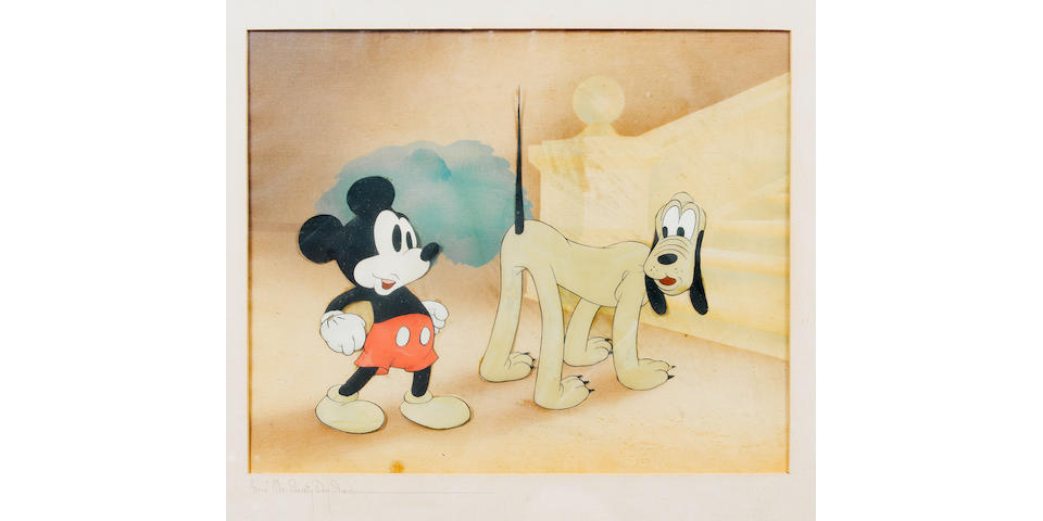 Walt Disney: An original celluloid from 'Society Dog Show', 1939,