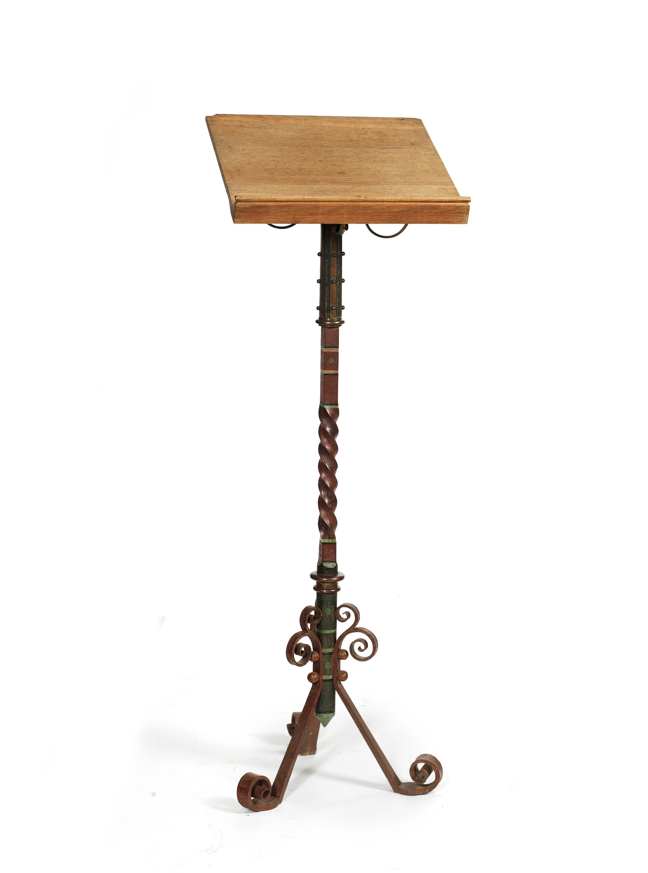 Bonhams : A Victorian Gothic Revival oak, gilt brass and cast iron ...