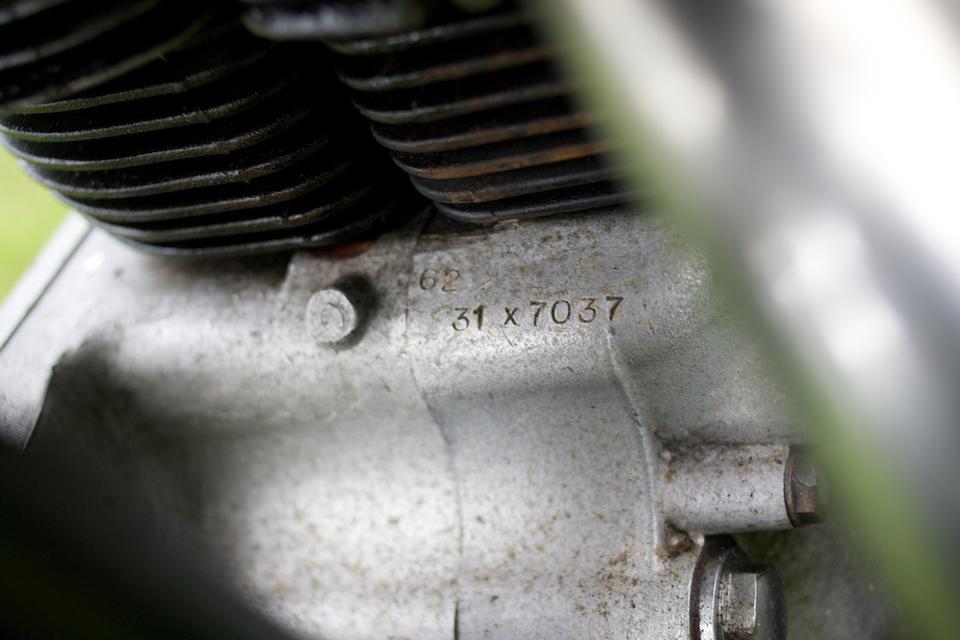 1962 AJS 646cc Model 31 Frame no. A80632 Engine no. 62/31 X7037