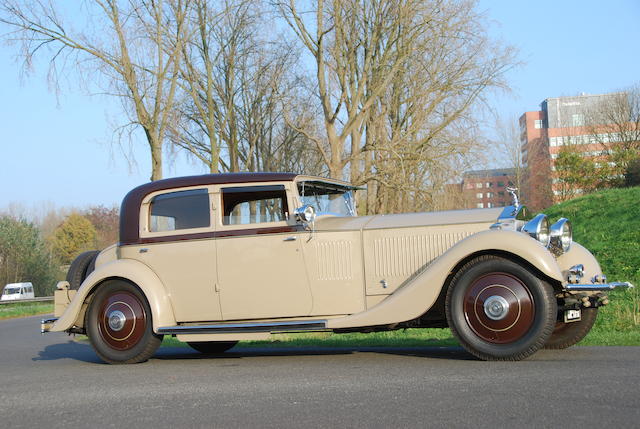 Originally owned by The Hon Dorothy Paget,1931 Rolls-Royce 40/50hp Phantom II 'Continental' Sports Saloon 1931  Chassis no. 48GX