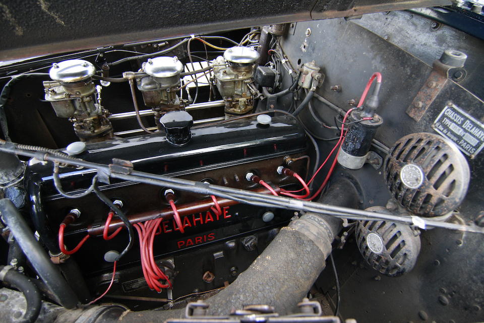 1950 Delahaye 135M Coup&#233;  Chassis no. 801428 Engine no. 801428
