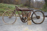 Thumbnail of From the first year of 61ci Big Twin's production, in unrestored and original condition,1915 Indian 61ci Board-Track Racing Motorcycle Engine no. 74G762 image 2