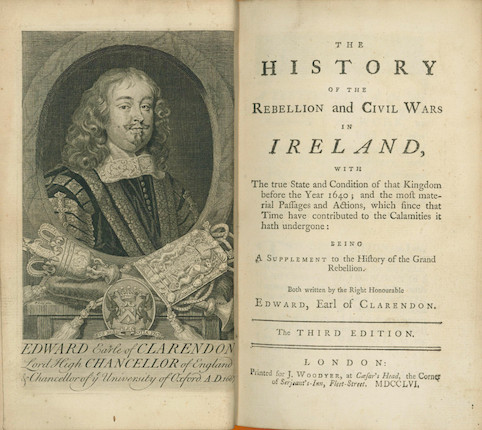 Bonhams CLARENDON (EDWARD HYDE) The Life of Edward, Earl of Clarendon