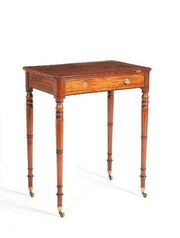 A small 19th Century mahogany side table