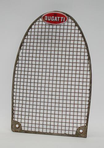 Bonhams A Small Bugatti Radiator Stoneguard