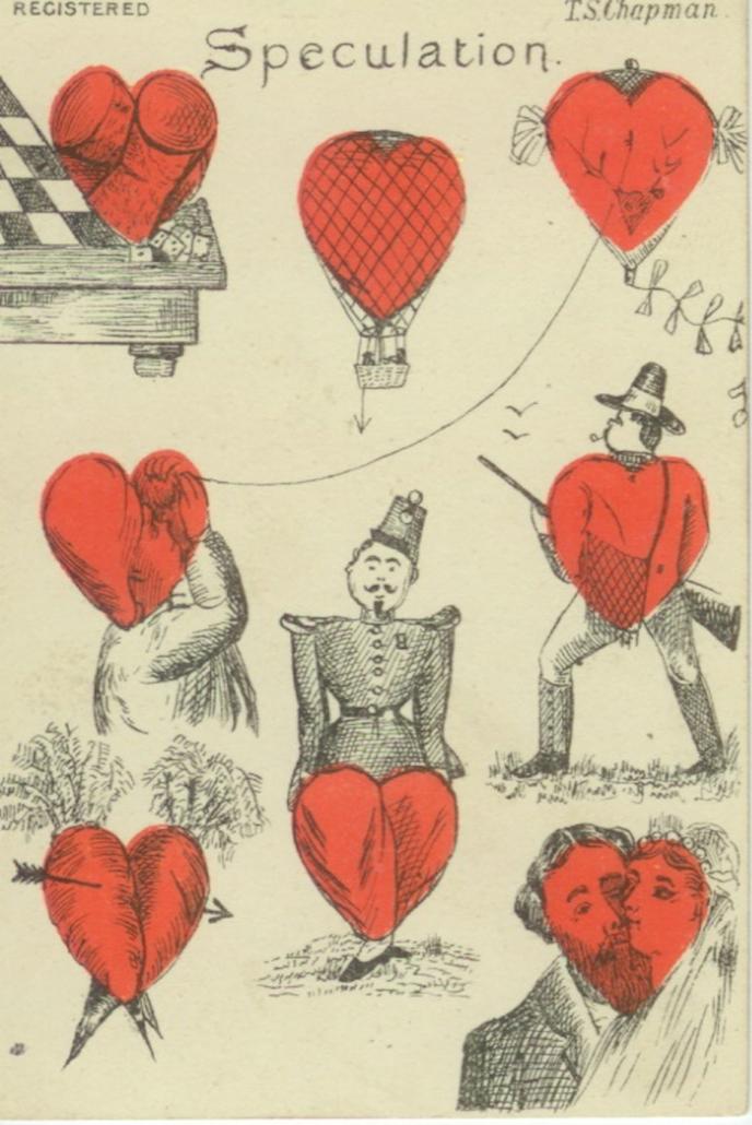 A pack of "Chapman" transformation playing cards, Reynolds & Sons for E. Couchman & Co., 1878,