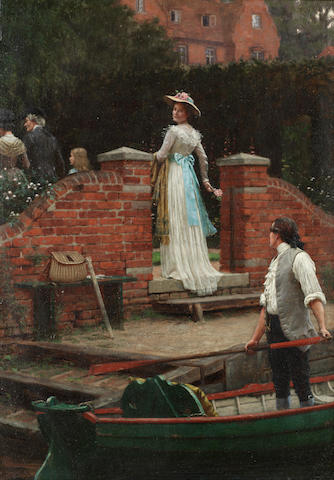 Edmund Blair Leighton, ROI (British, 1853-1922) The glance that enchants