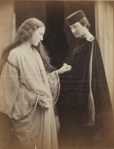 Julia Margaret Cameron (British, 1815-1879) Hatty Campbell and Sister (Eleanor Campbell), 1868