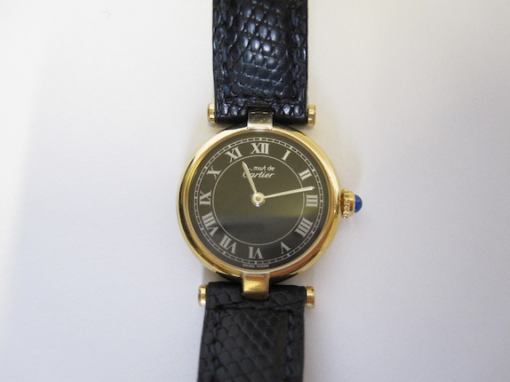 An lady's quartz wristwatch, by Must de Cartier image 1