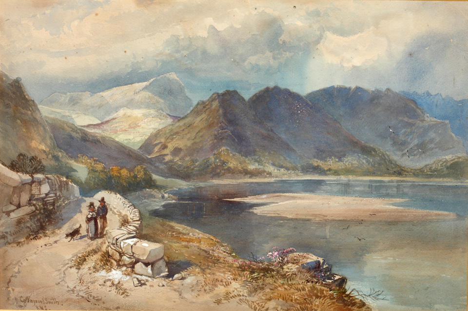 William Collingwood Smith, RWS (British, 1815-1887) Cader Idris, from Barmouth, North Wales
