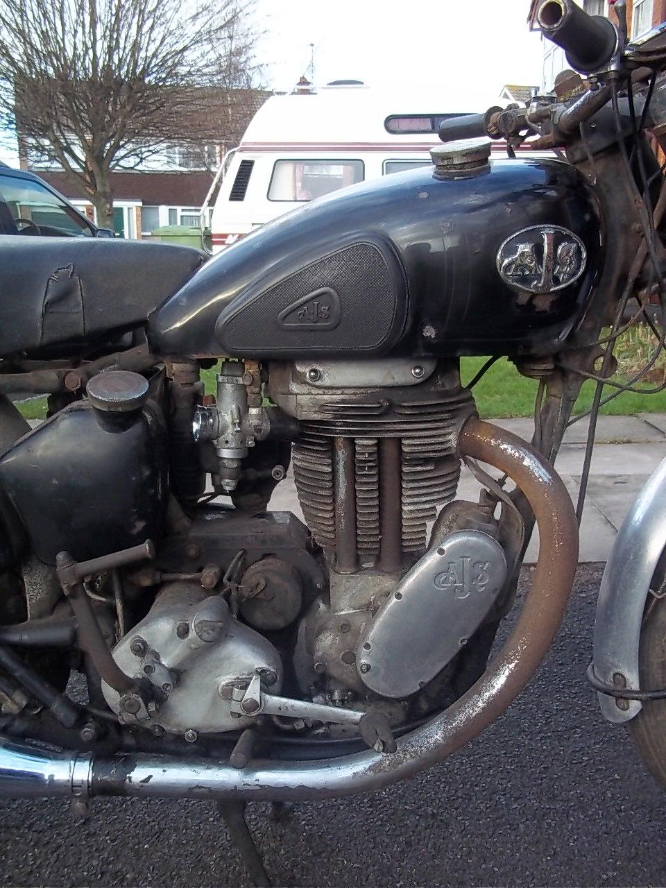 AJS Motorcycle Jumbo Fridge Magnet  Earls Court 1951 