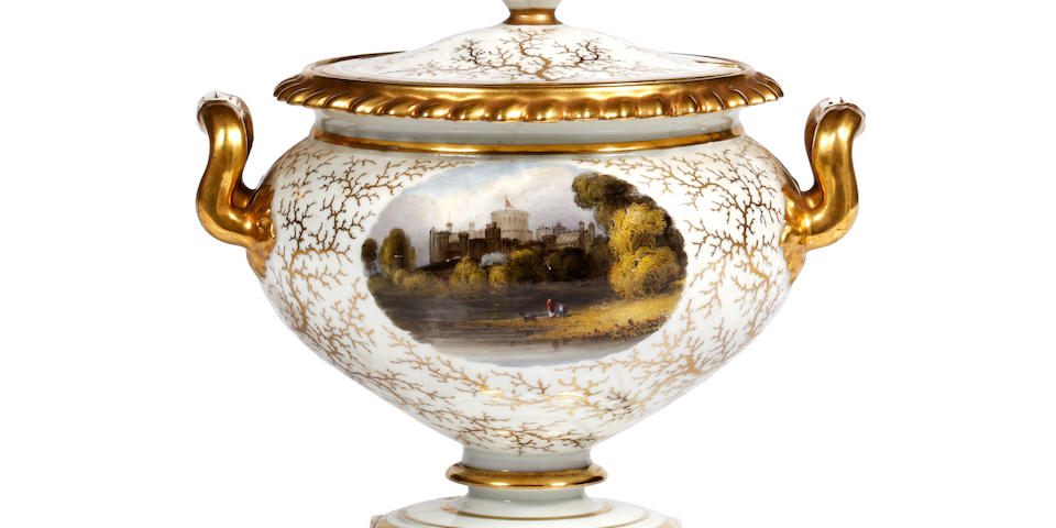 A Flight, Barr and Barr dessert tureen and cover, circa 1820-30