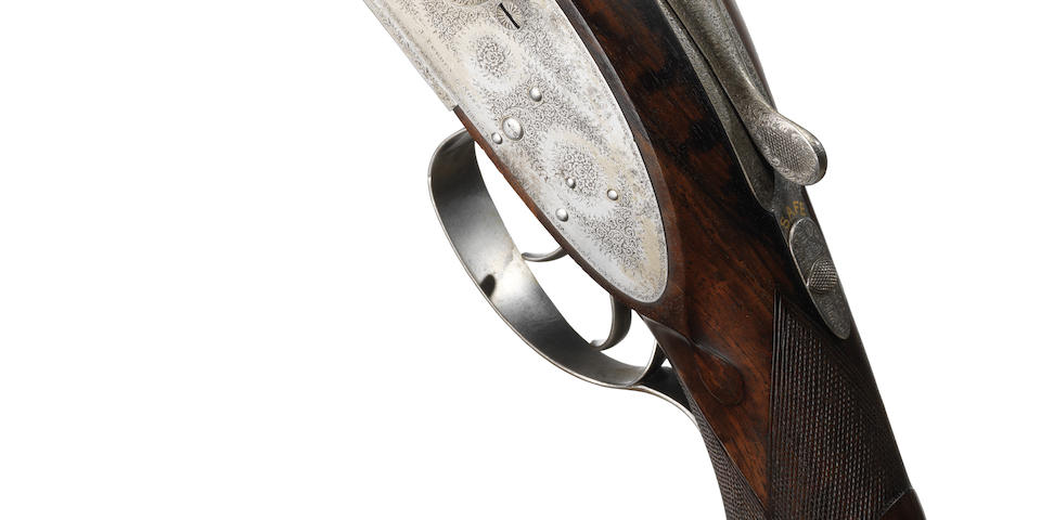 A rare 8-bore (3&#188;in) self-opening sidelock non-ejector wild-fowling gun by J. Purdey & Sons, no. 11819