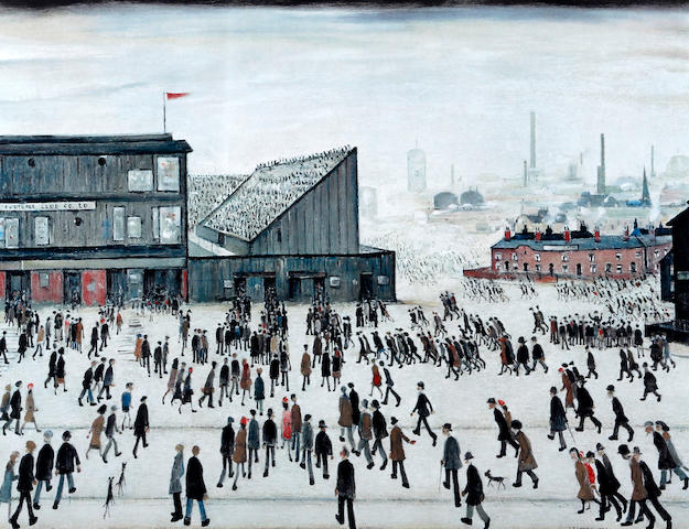 Laurence Stephen Lowry R.A. (British, 1887-1976) 'Going to the Match'