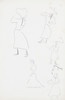 Thumbnail of Albert  Marquet (1875-1947) Extrait du carnet de croquis (recto); Nu (verso) 22 x 33.5cm (8 11/16 x 13 3/16in). image 3
