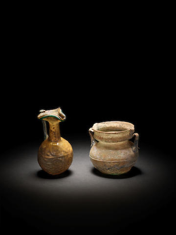Two Roman glass vessels 2