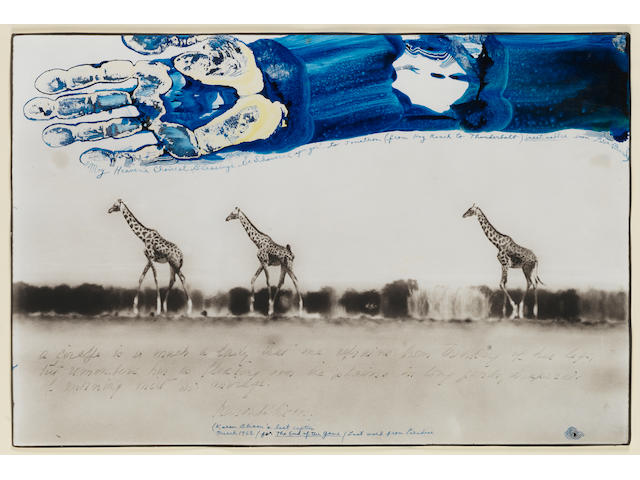Peter Beard (American, born 1938) Giraffes in Mirage on the Taru Desert, Kenya, c. 1960