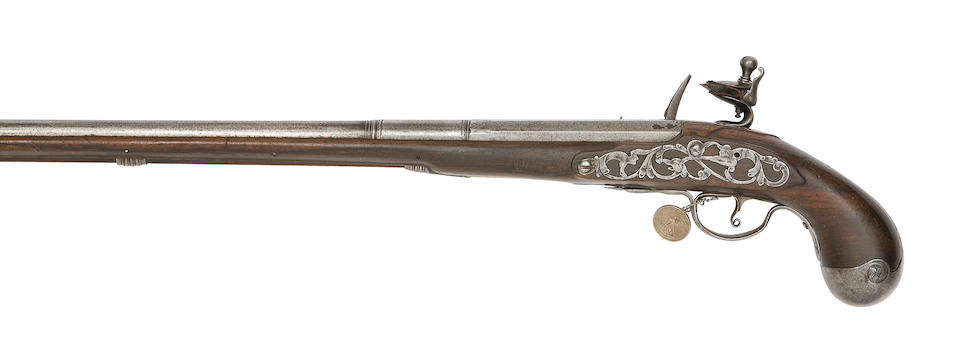 A Highly Unusual 42-Bore Flintlock Horseman's Pistol