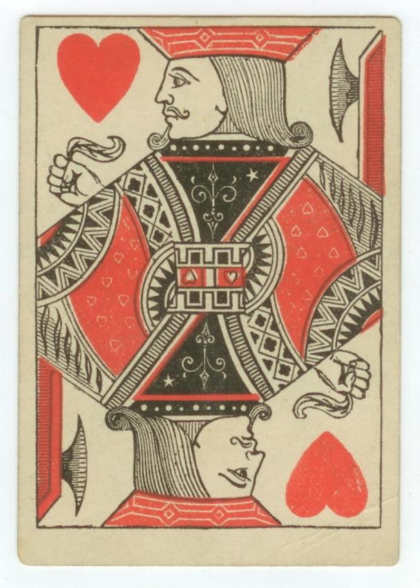 An "Eau D'Ambert" advertising pack of cards, by James English, 1880,