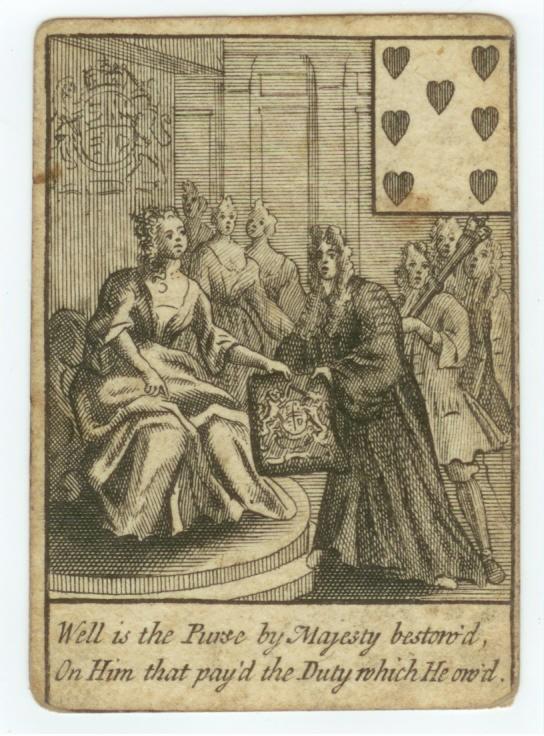 The Trial of Dr Henry Sacheverell, a part-pack of 24 playing cards, circa 1711,