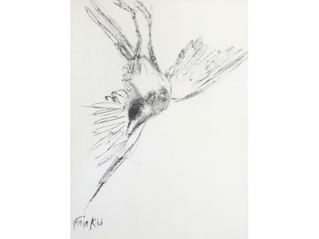 Dame Elisabeth Frink R.A. (British, 1930-1993) Bird each 74cm x 55 (29 1/8 x 21 5/8in)