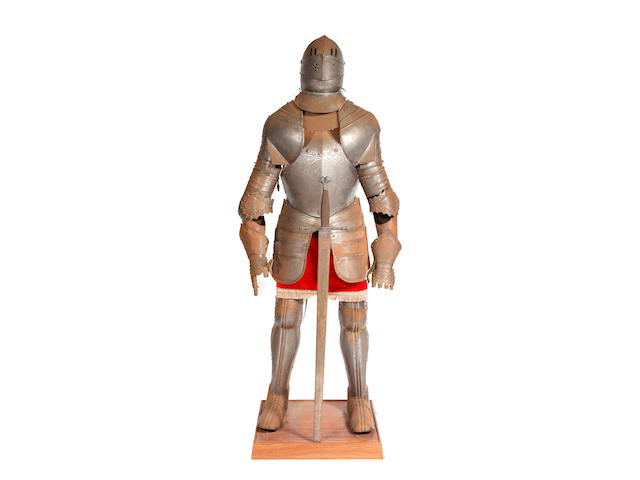 A Reproduction Suit of Armour and a Miniature Suit of Armour