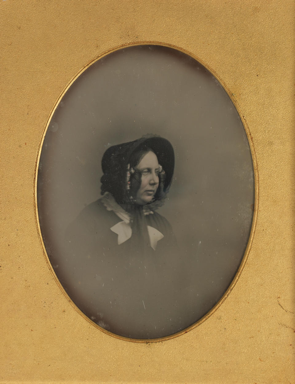 John Jabez Edwin Mayall (British, 1810-1901) Profile portrait of Catherine Dickens, 1852-55