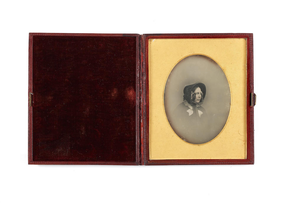 John Jabez Edwin Mayall (British, 1810-1901) Profile portrait of Catherine Dickens, 1852-55