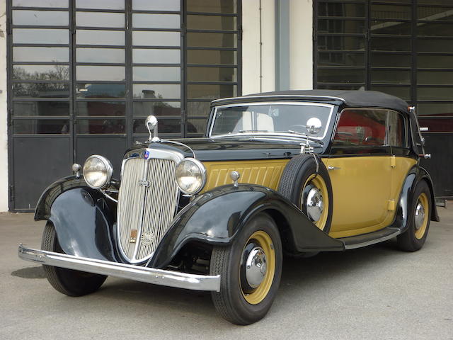 1935  Audi  UW 220 Cabriolet  Chassis no. 7607 Engine no. 66605