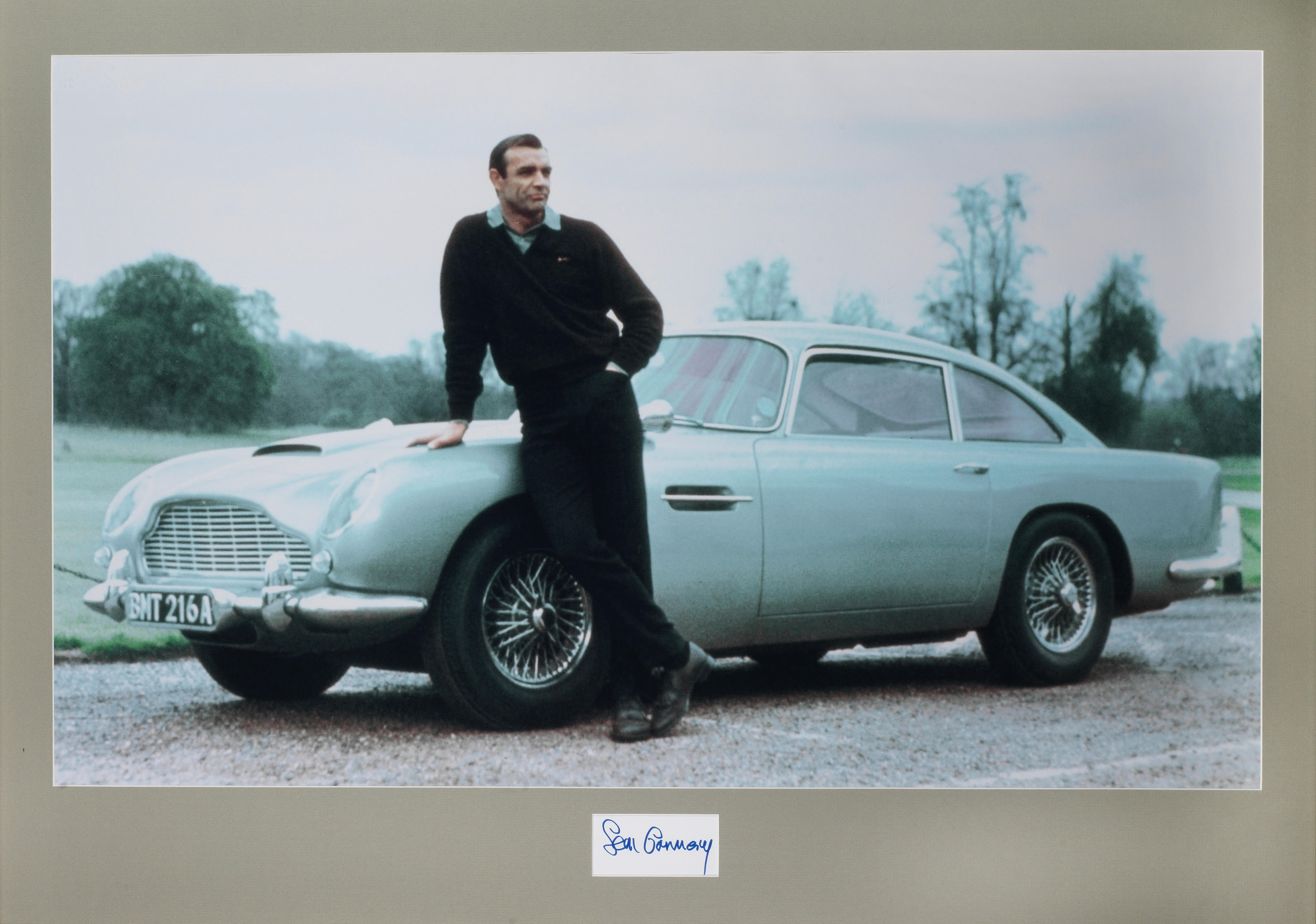 Bonhams Cars : A large colour image of Sean Connery and the Aston ...