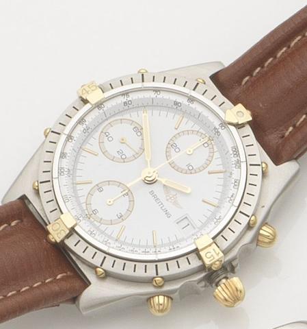 Breitling. A stainless steel automatic chronograph wristwatchChronomat, Ref:81.950, Case No.68946, Sold 9th February 1990