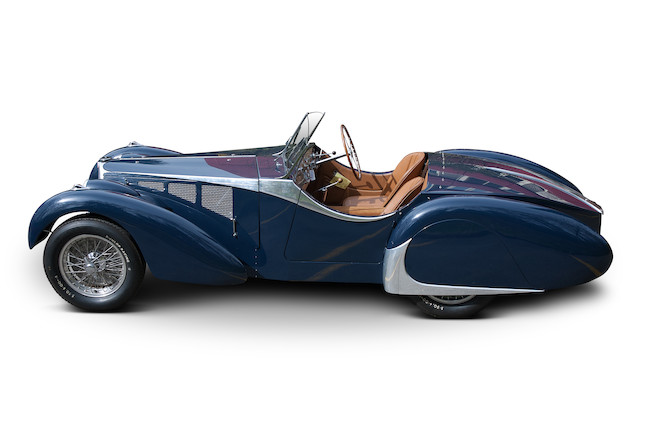 1938 Bugatti Type 57C 'Cäsar Schaffner Special Roadster'  Chassis no. 57.584/57.577 (see text) Engine no. C15 image 4
