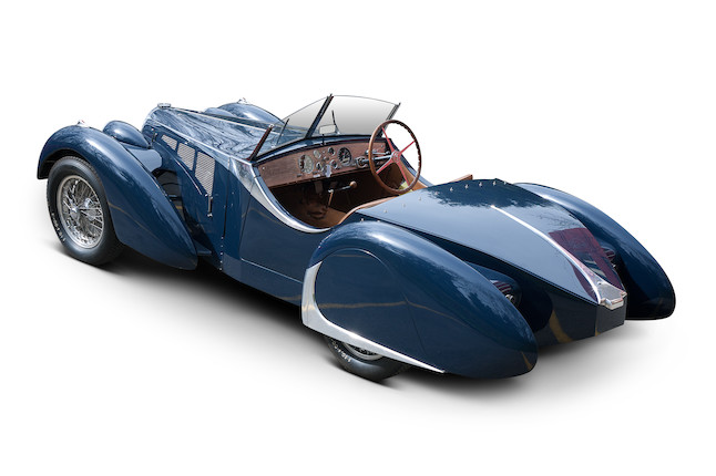 1938 Bugatti Type 57C 'Cäsar Schaffner Special Roadster'  Chassis no. 57.584/57.577 (see text) Engine no. C15 image 3