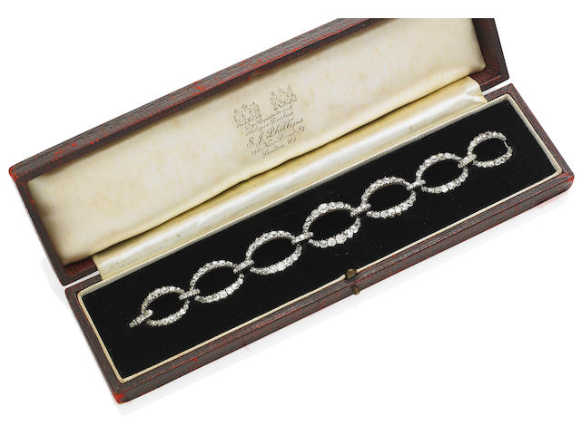 A late George III diamond bracelet,