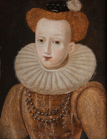British School (17th Century) Portrait of Mary Queen of Scots,