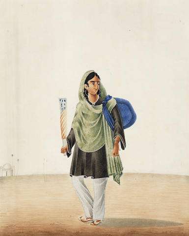 Ten portraits of various tradespeople and other figures including a fakir Patna, circa 1820-30(10)