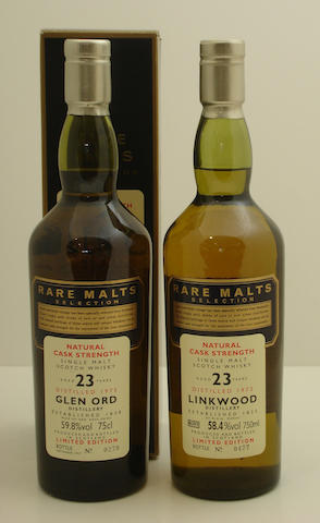 Glen Ord-23 year old-1973  Linkwood-23 year old-1972