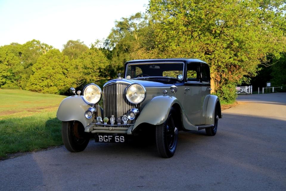 1934 Bentley 3&#189;-Litre Sports Saloon  Chassis no. B87BL Engine no. Y2BC