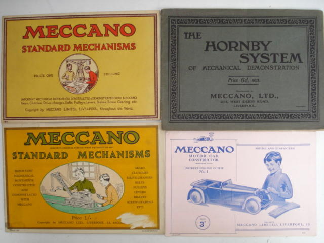 Meccano instructions and leaflets 3 boxes