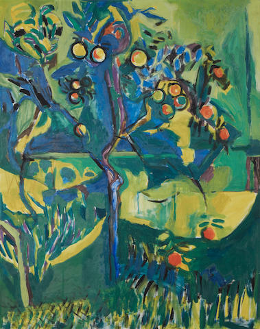 Philip Sutton, R.A. (British, born 1928) 'Lemon Tree, Menton, France'