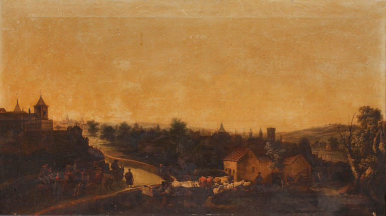 Bonhams Andrés Cortés y Aguilar (Spanish, 18101879) View of a