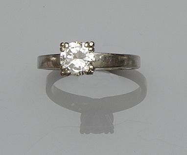 A single stone diamond ring