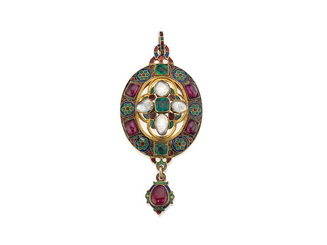 A 19th century Renaissance revival pendant